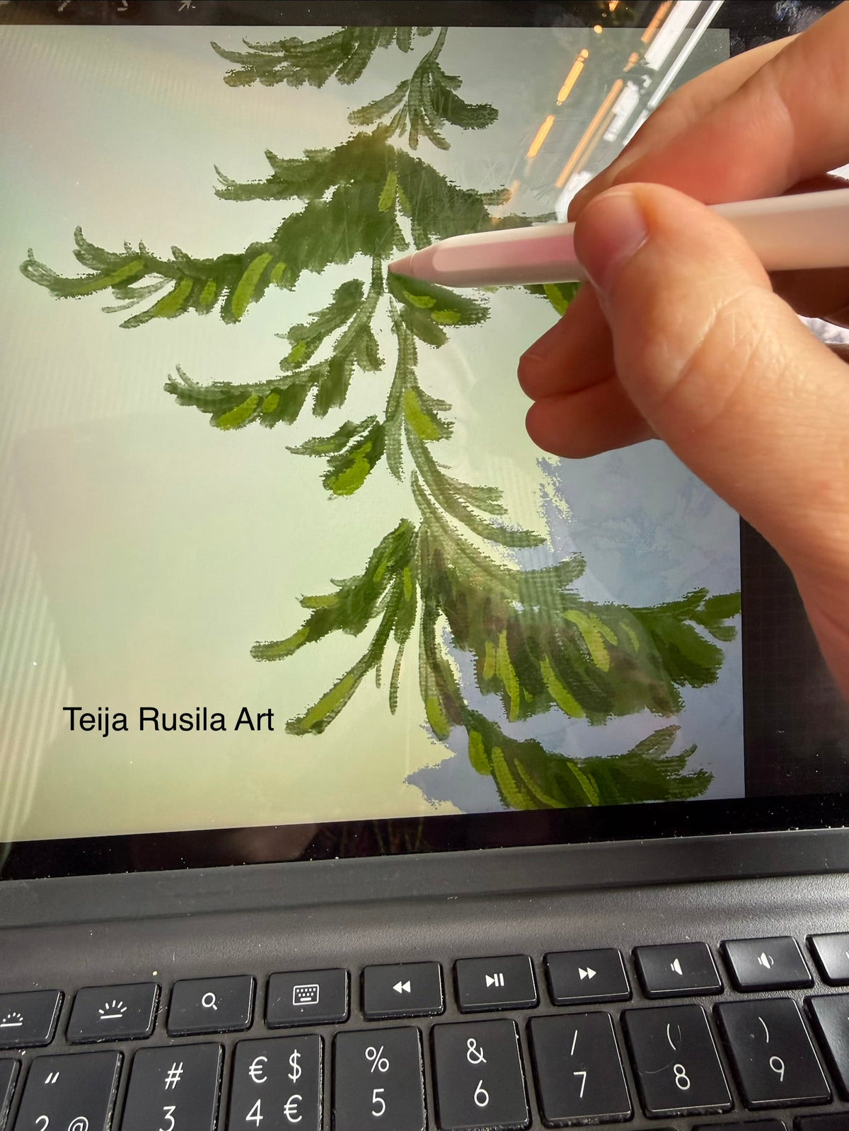 Digitaalista taidetta, mutta ei tekoälytaidetta :)