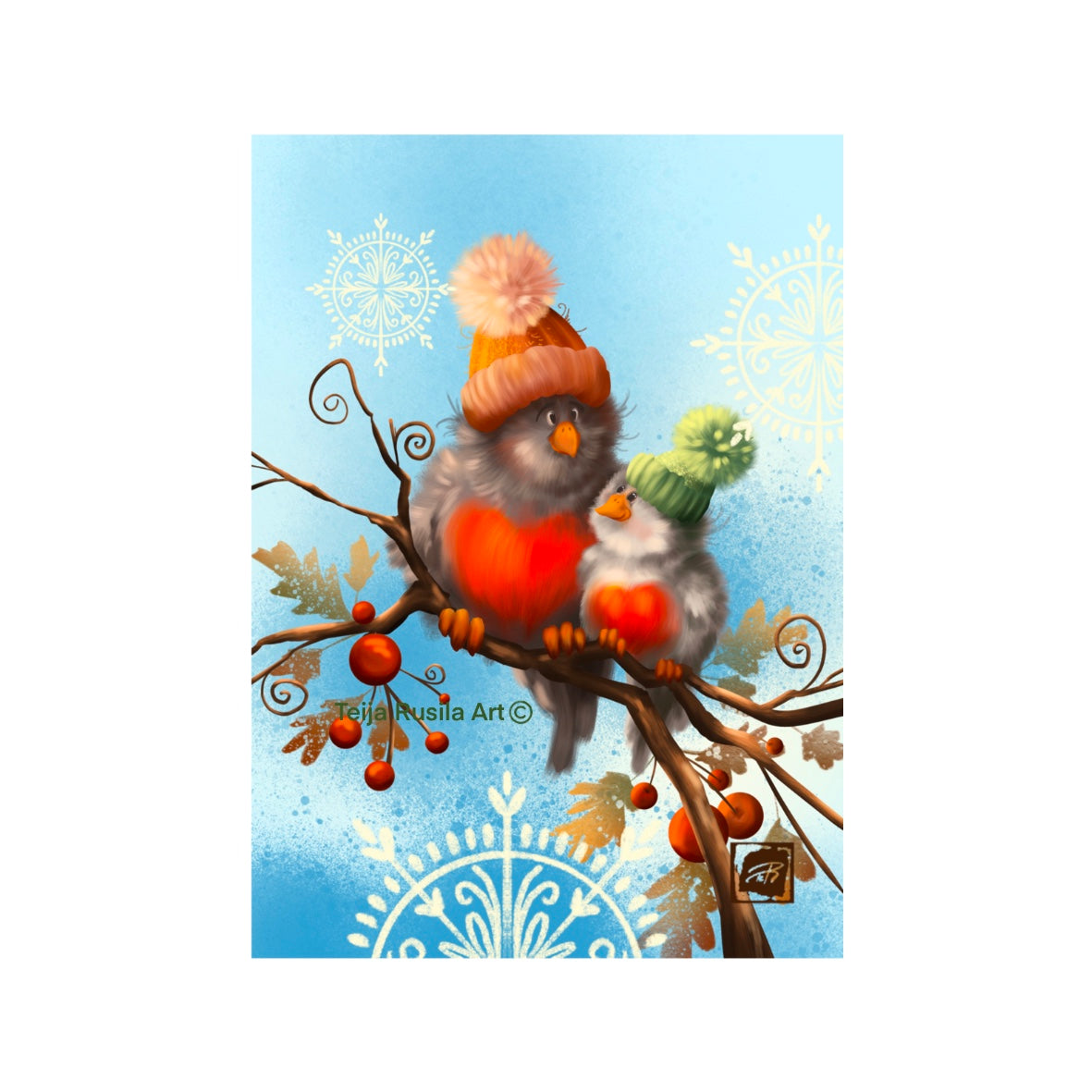 Teija Rusila Art | Hemppa & Himmeli 1€ kortti