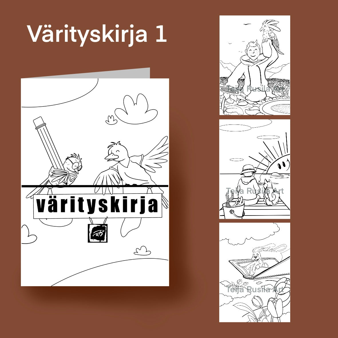 Teija Rusila Art | Värityskirja 1