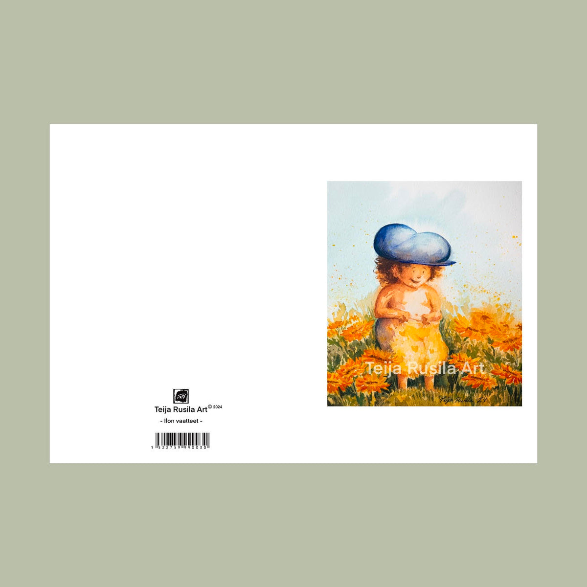 Teija Rusila Art | Kaksiosainen kortti | Ilon vaatteet