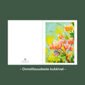 Teija Rusila Art | Kaksiosainen kortti | Onnellisuudesta kukkivat