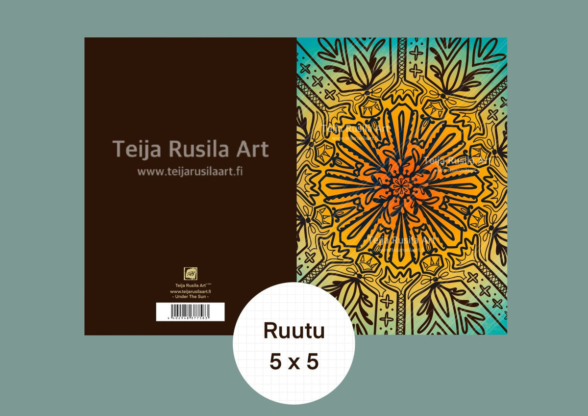Teija Rusila Art | A5 vihko | Under the sun