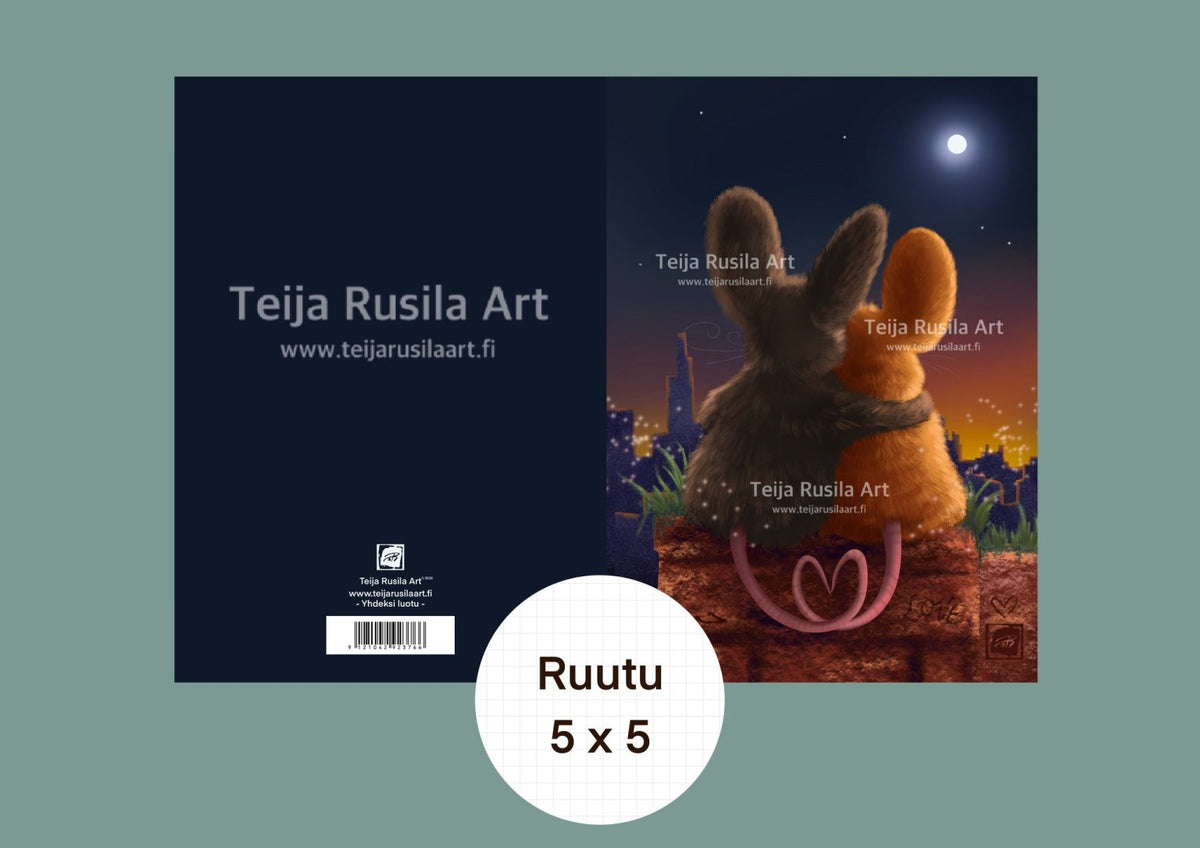Teija Rusila Art | A5 vihko | Yhdeksi Luotu