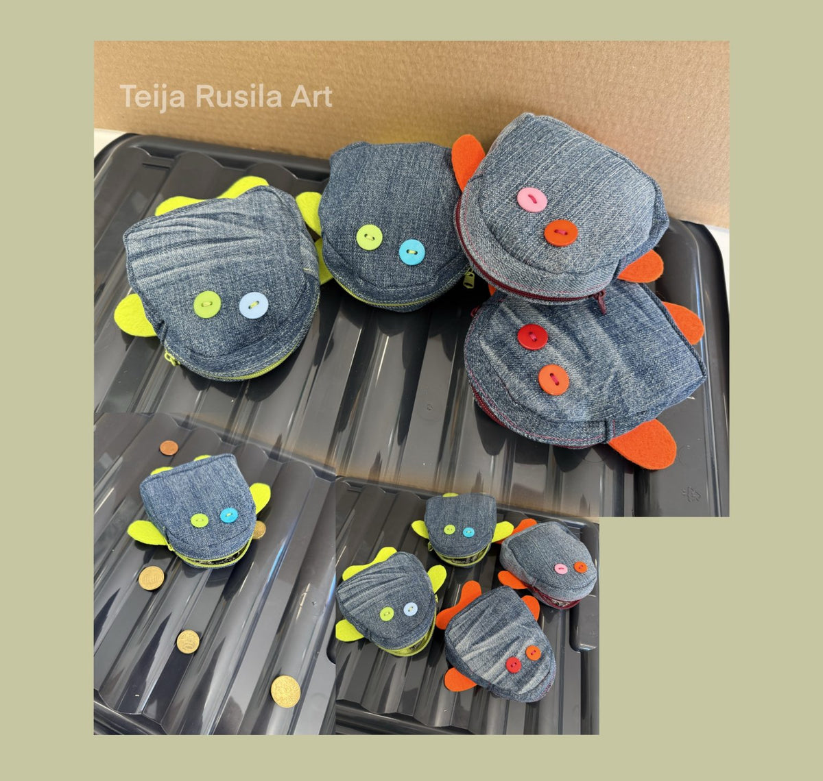 Teija Rusila Art | Rahapussi |Kolikkokala