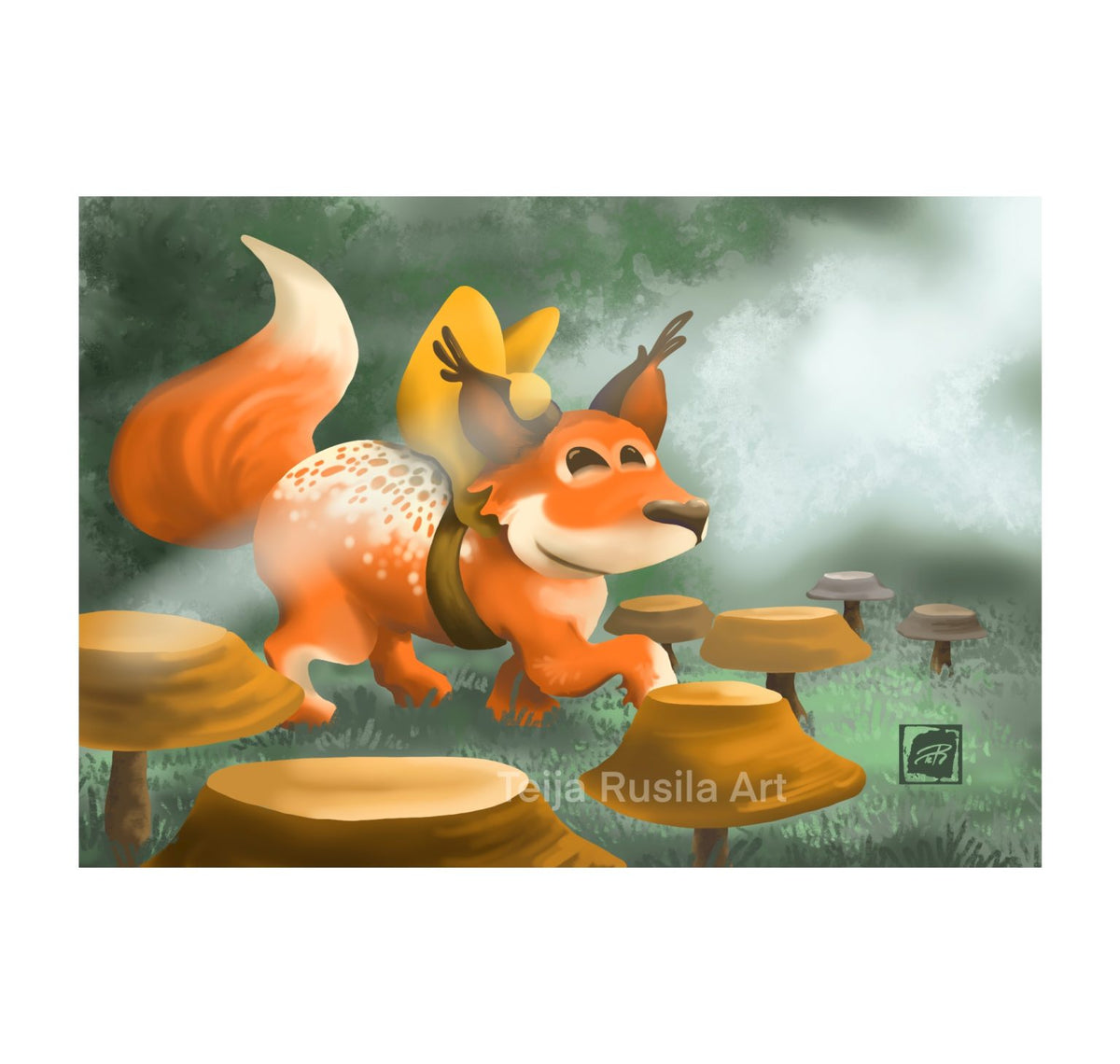 Teija Rusila Art | Pitsikettu - postikortti