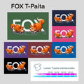 Teija Rusila Art | Lasten t-paita | FOX