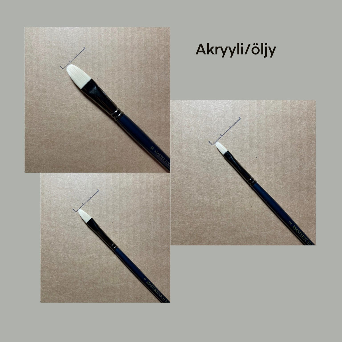 Teija Rusila Art | Kissankielisivellin akryyli/öljy koot 0-10