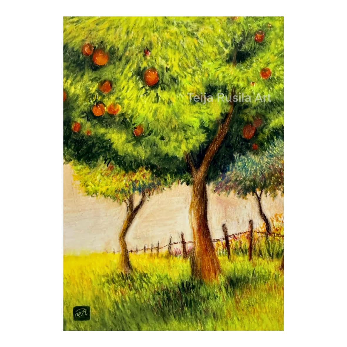 Teija Rusila Art | Lepäävän katse auringon alla