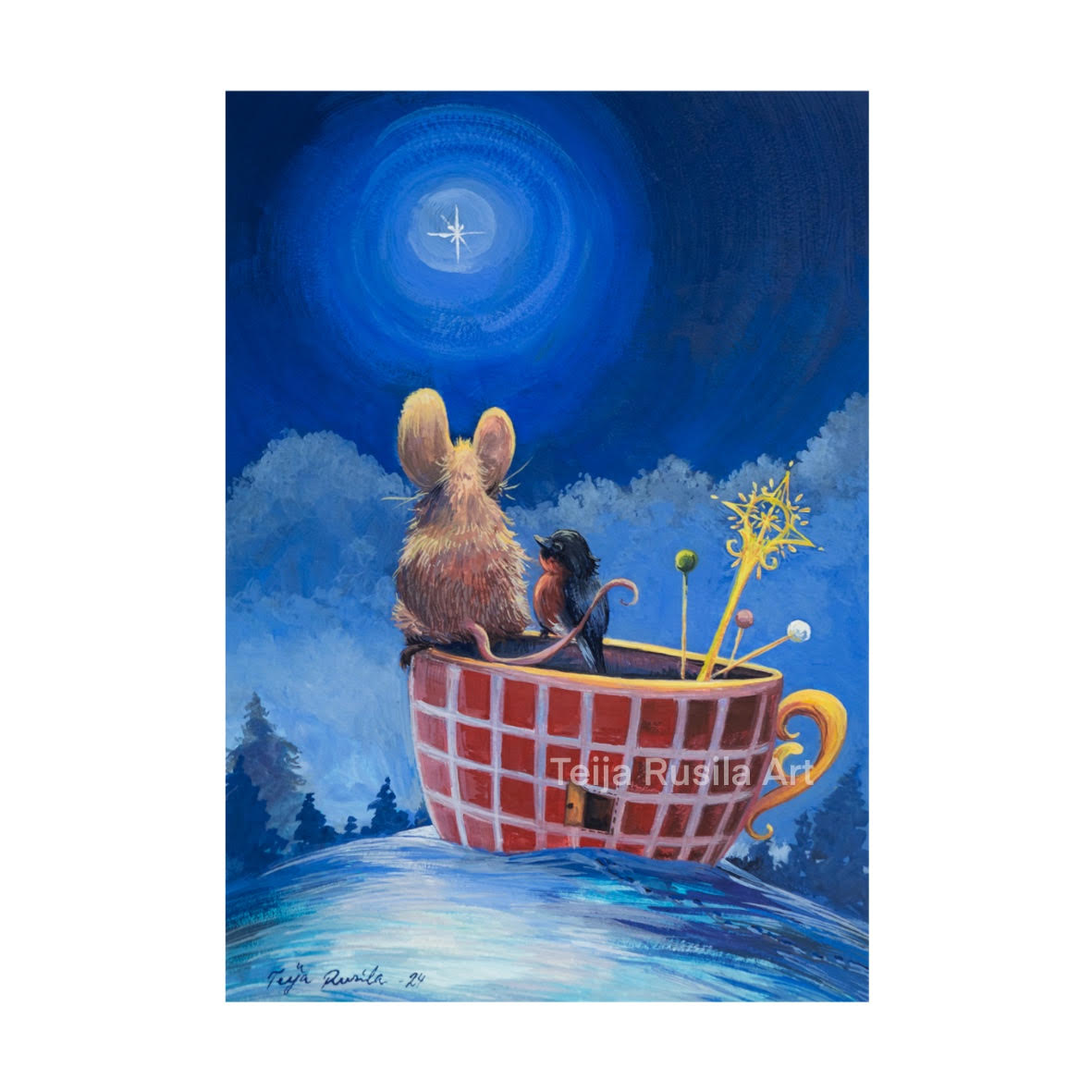 Teija Rusila Art | Pakkasyön unelmia
