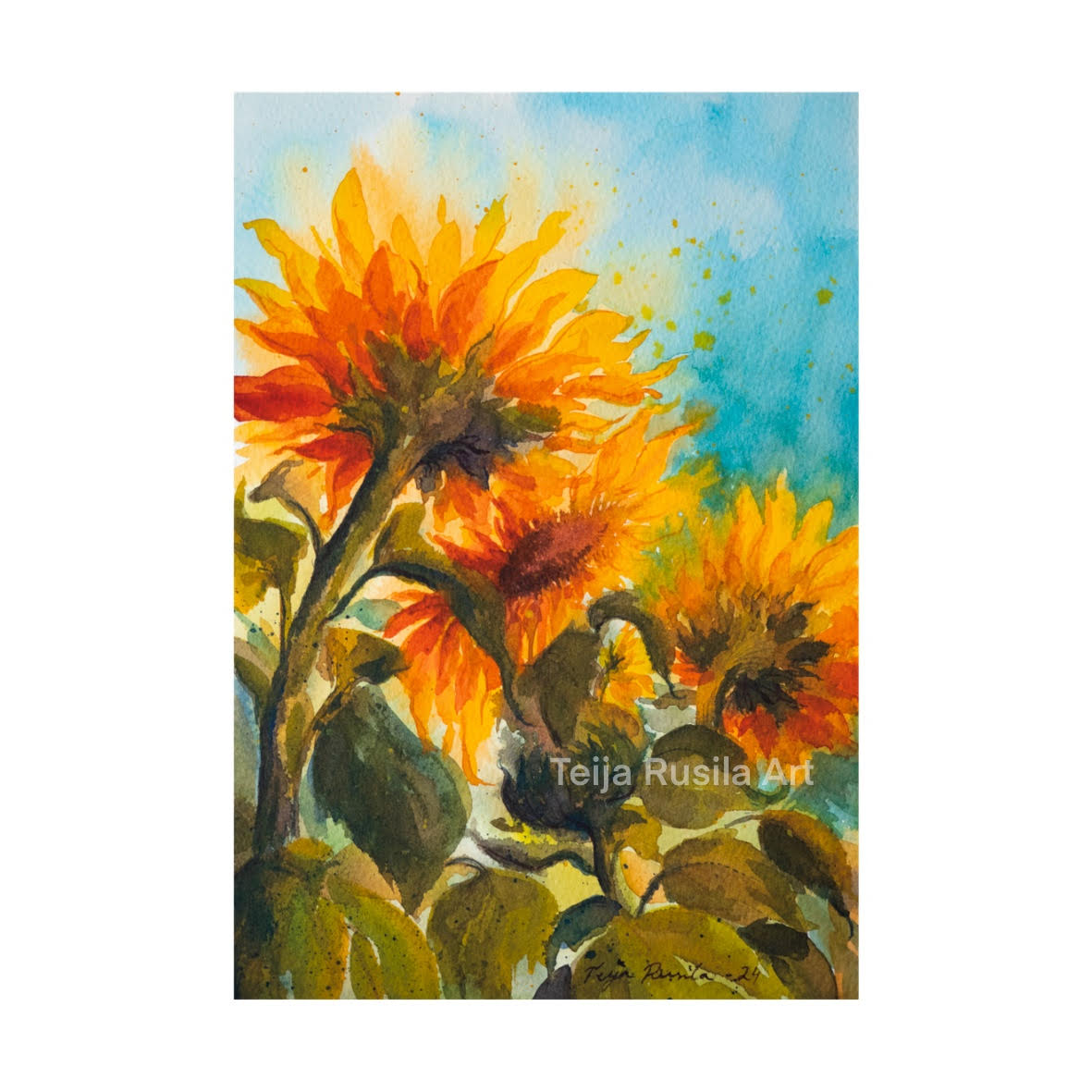 Teija Rusila Art | Sateen saattelemat