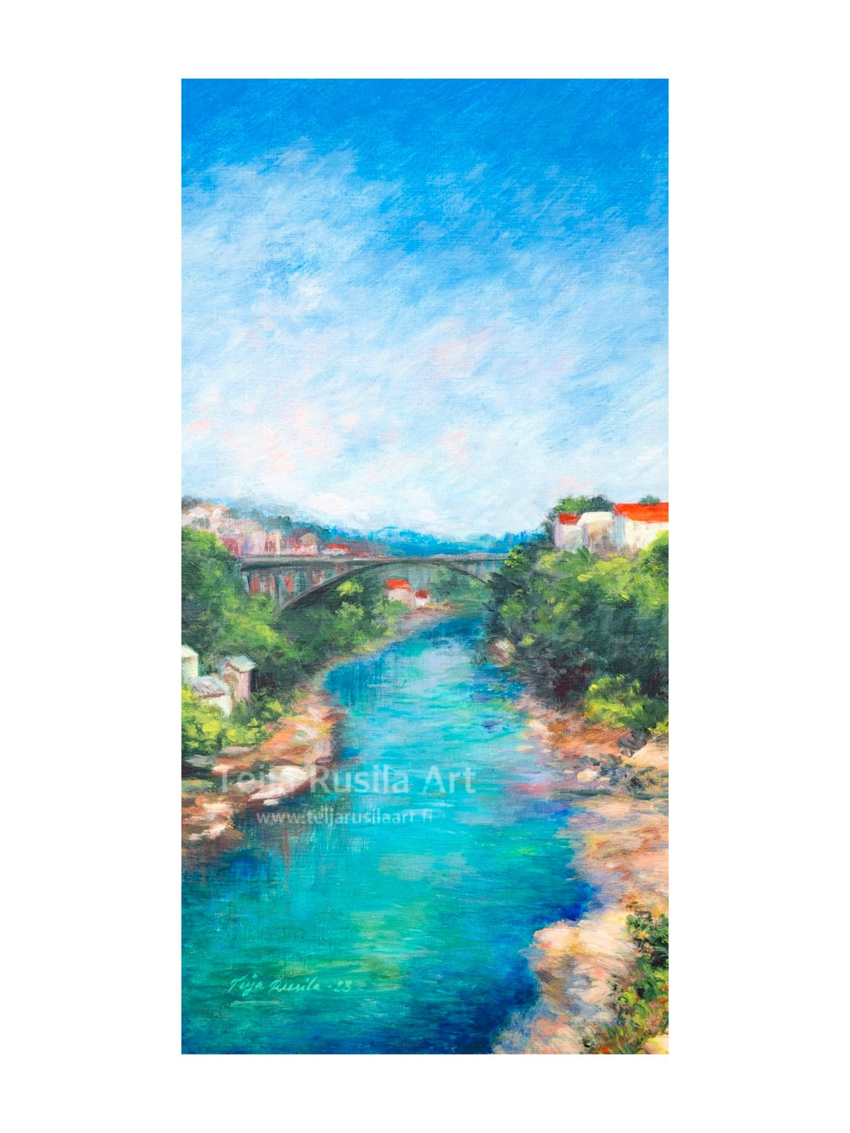 Teija Rusila Art | The View of Mostar